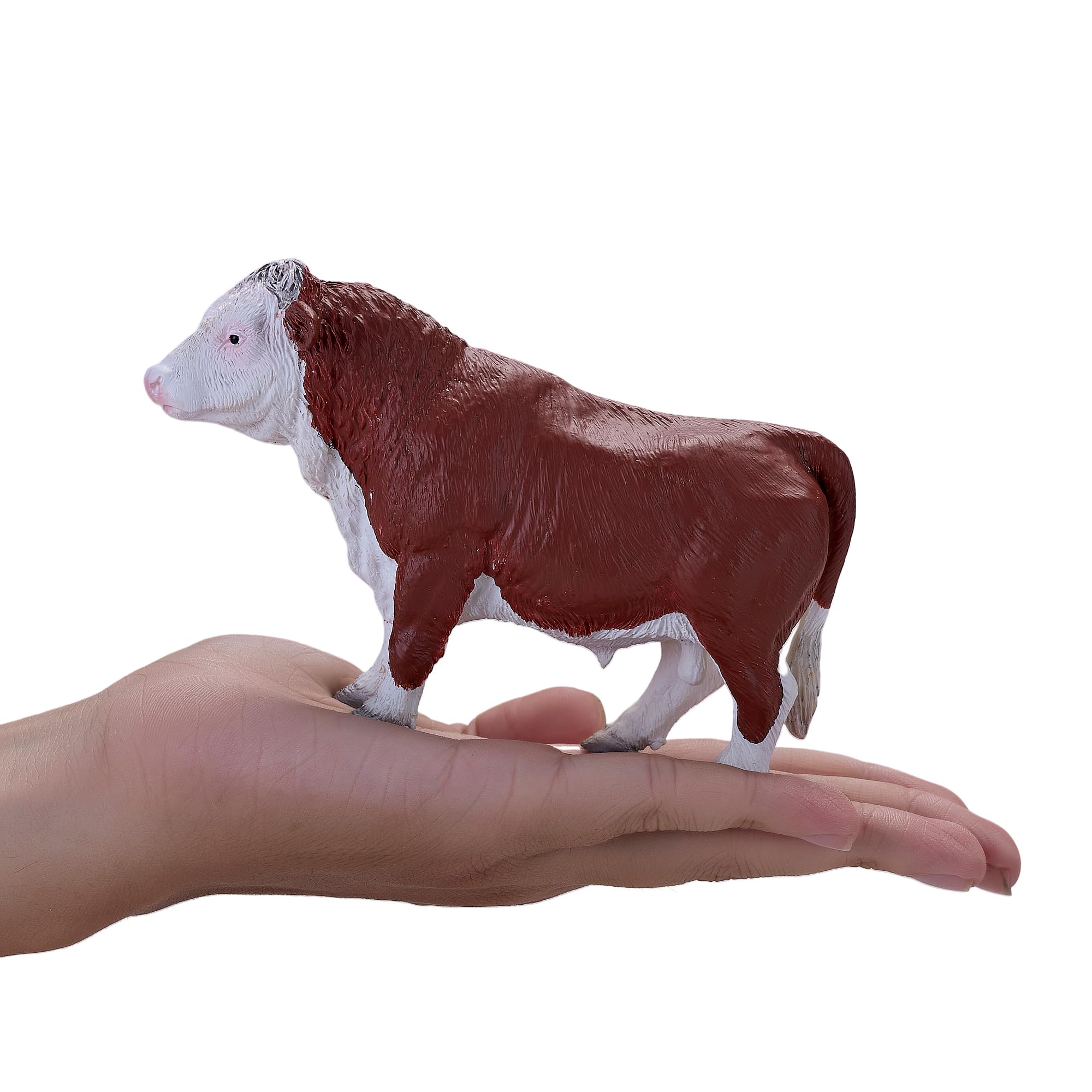 Amazon.co.jp: Mojo 牧場動物フィギュア ヘレフォード牛 オス 381073