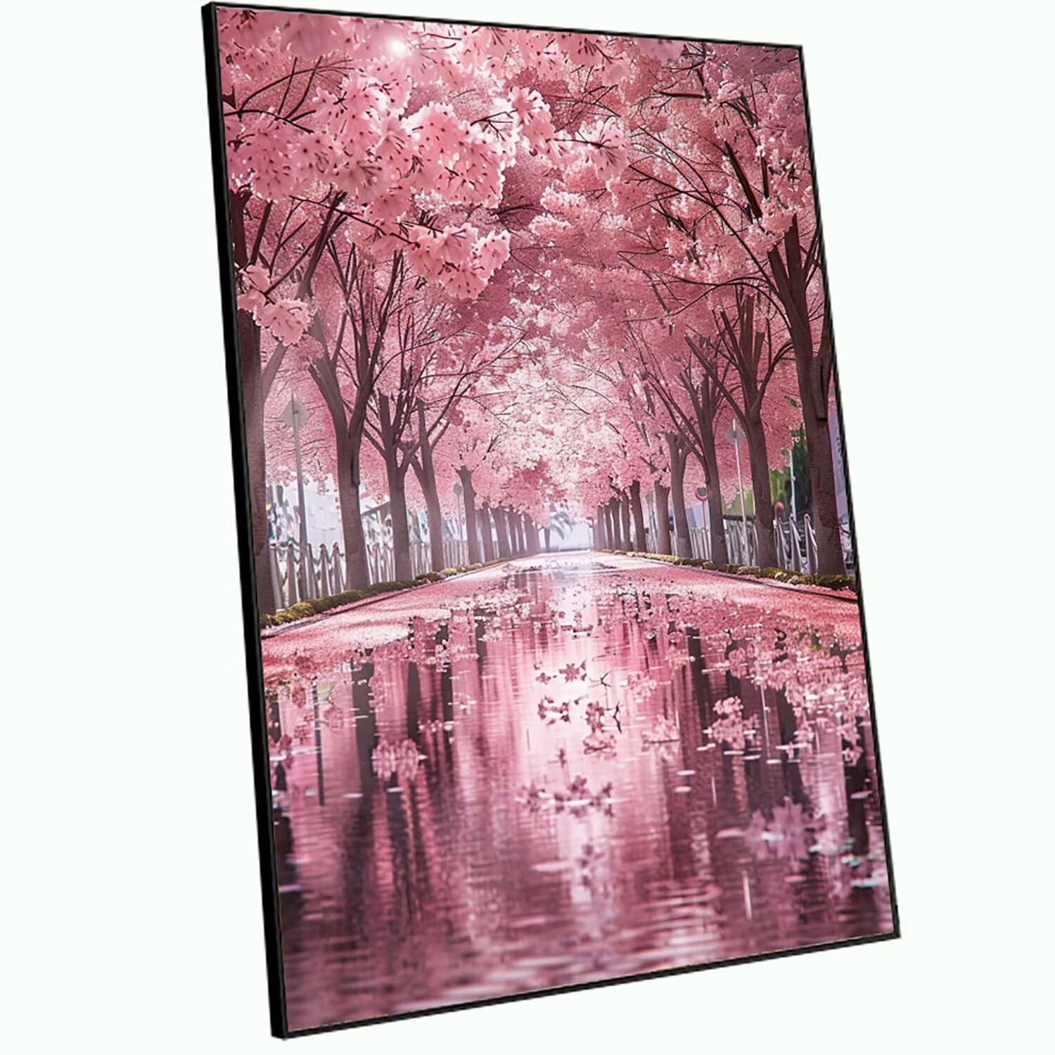 Diament Malarstwo Róża Diament Malarstwo Dorosły Duży XXL 90 x 70 cm 5D Zestaw do malowania diamentami Zestaw do tworzenia kryształów z akcesoriami do dekoracji ścian, kreatywny wypoczynek Dorosły