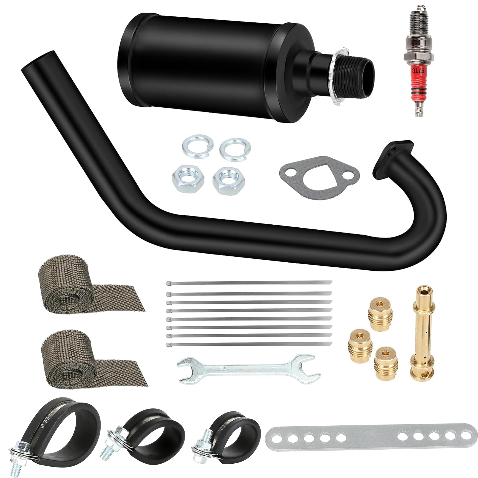 Amazon.com: FVRITO 212cc Exhaust Muffler Kit for Predator 196cc