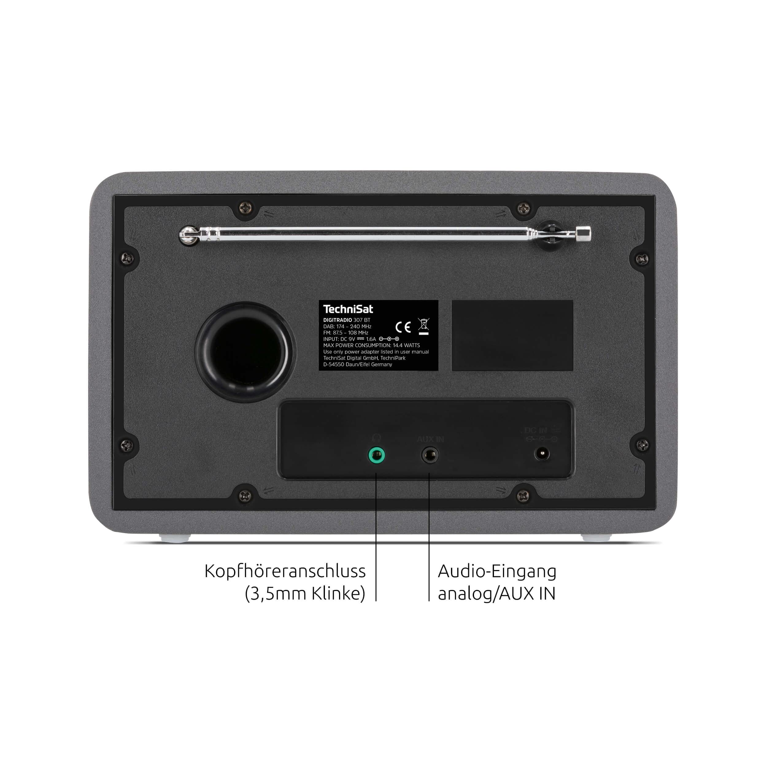 Radio Digitale TECHNISAT DIGITRADIO 307 BT - DAB+/FM, Bluetooth, Display Colori 2.4", Sveglia - Foto 4