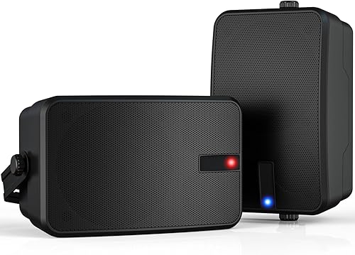 Altavoces Bluetooth para exteriores de 400 W Sincronización inalámbrica más de 100 altavoces Soporte de pared impermeable IPX5 para fiestas,