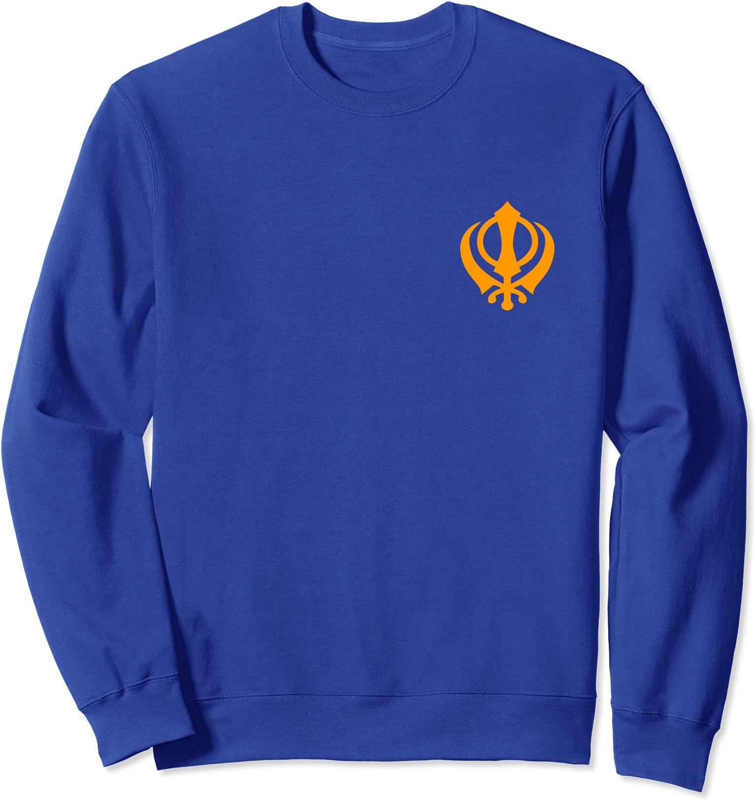 Khanda Sikh Symbol Chakkar Kirpans Chakra Sikhism Sign Sweatshirt