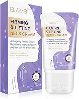 TEEROVA Creme firmador de pescoço, creme de pescoço antienvelhecimento para rugas e flacidez da pele, creme hidratante para o pescoço com rolo
