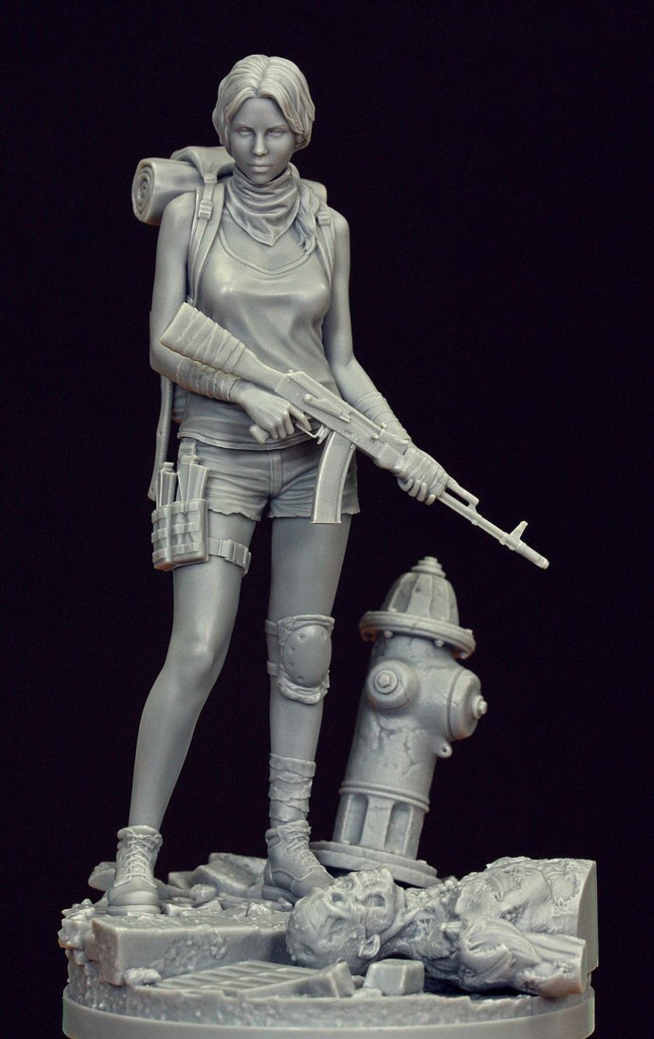 90mm Harz Modell Abbildung Kits GK, unmontierter, unbemalter Bausatz