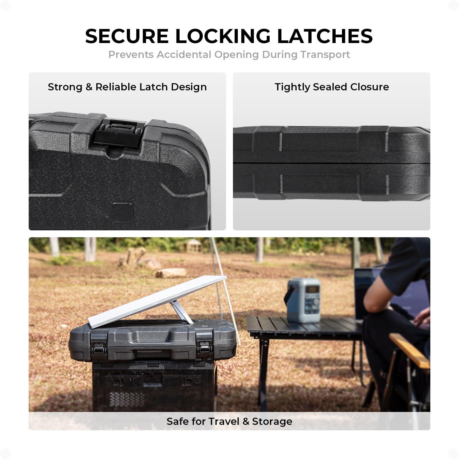 Valise de Transport pour Starlink Standard Gen 3, Étui Rigide de Protection avec Mousse Personnalisée pour Antenne Gen 3, Routeur et Câbles, Rangement Extérieur Durable