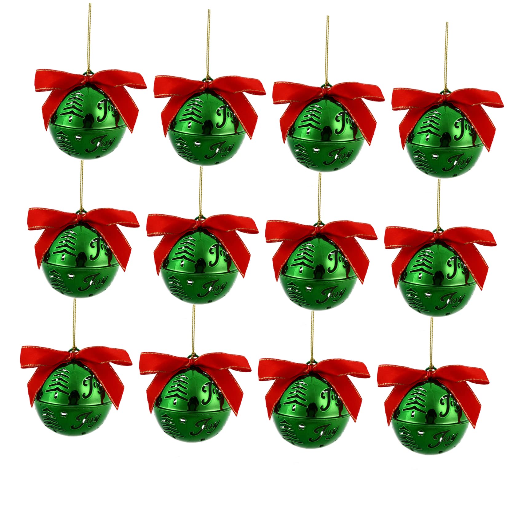 Decorazioni Natalizie Uniche Campanelle Decorazioni Natalizie Per Lalbero Set Da 12 Pezzi Stile Casuale