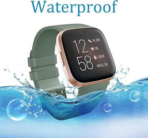 Miniatura 5 de Vancle Correas para reloj inteligente Fitbit Versa 2Fitbit Versa SEFitbit Versa Lite para mujeres y hombres, correa deportiva de repuesto para reloj