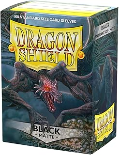 Dragon Shield ART11002 Sleeves 100 Matte Black
