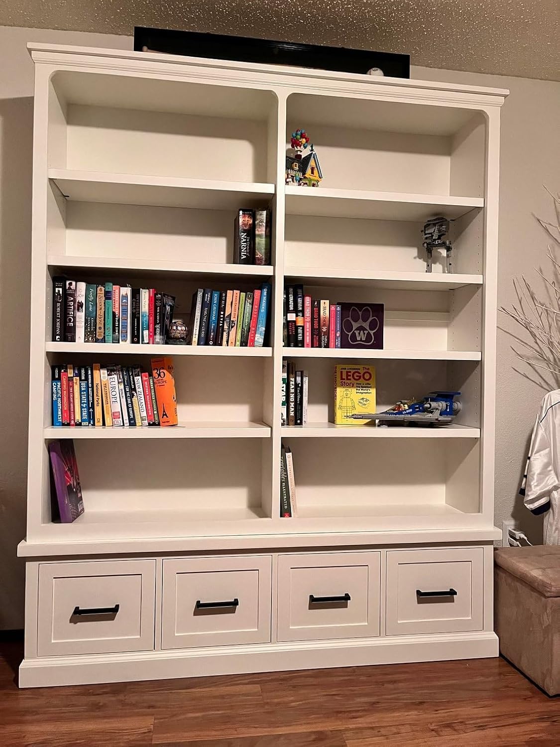 Bookshelf | Bookcase | Storage Cabinet for Bedroom, Living Room, Home Office(BROWN)