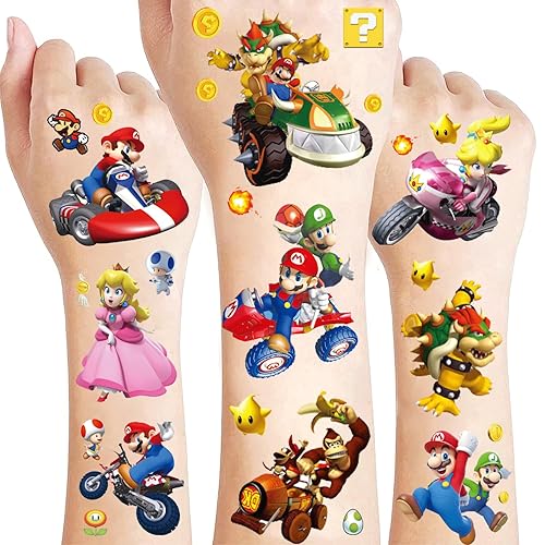 Miniatura 1 de +200pcs tatuajes temporales para niños,Tatuaje temporal para niños, tatuajes temporales para niñas, suministros de recuerdos de fiesta de tatuajes,