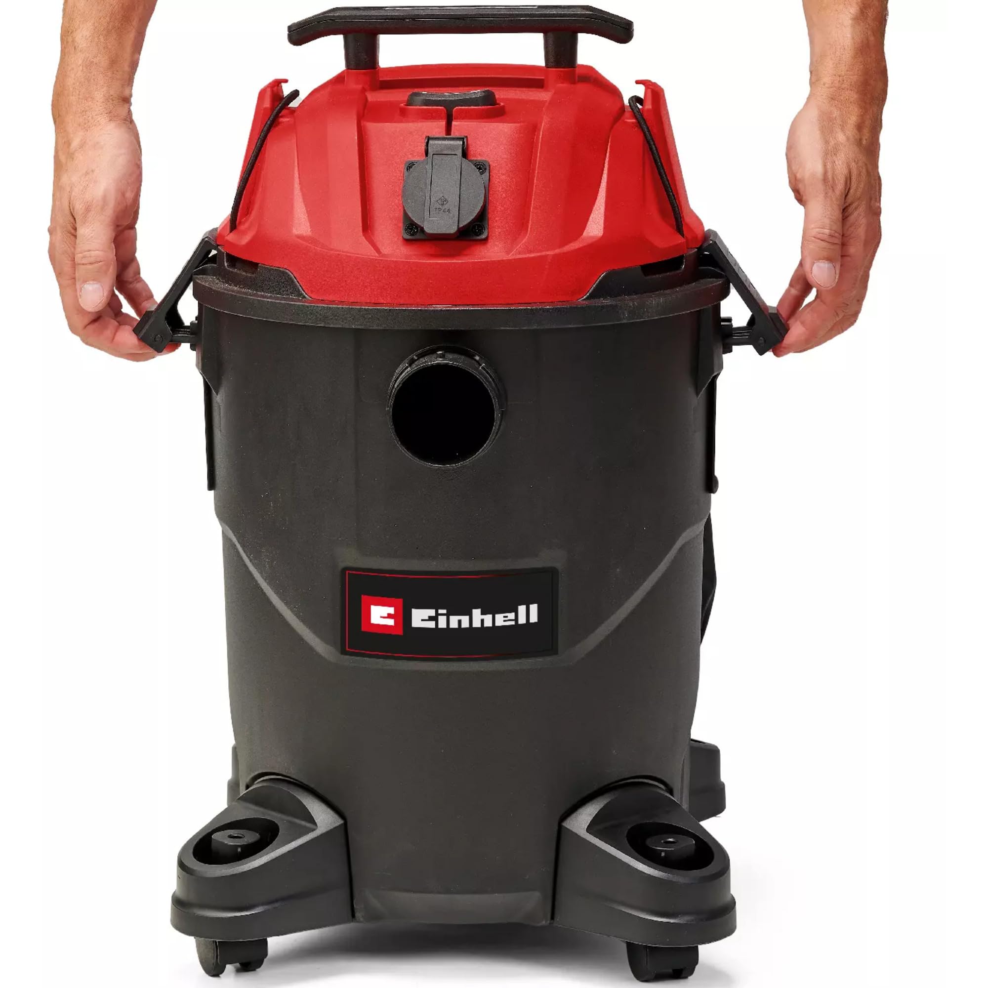 Einhell Odkurzacz TC-VC 1825 A (1250 W, moc ssania 180 mbar, automatyczne gniazdko, pojemnik na odpady 25 l, uchwyt do noszenia, w zestawie dysze, filtr i worek na brud)