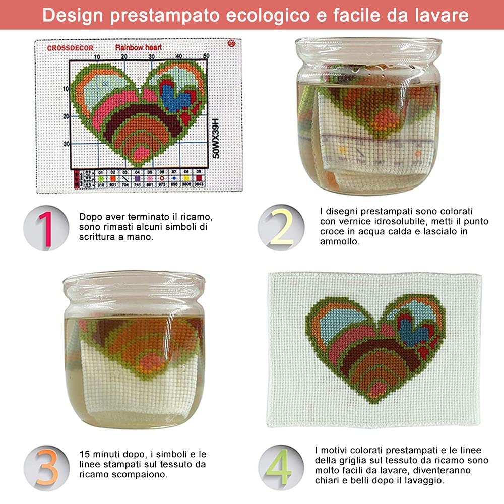Kit de bordado de punto de cruz DIY preimpreso y estampado de 14CT, línea completa de kits de inicio para principiantes: los hermosos paisajes del parque 55 x 43 cm