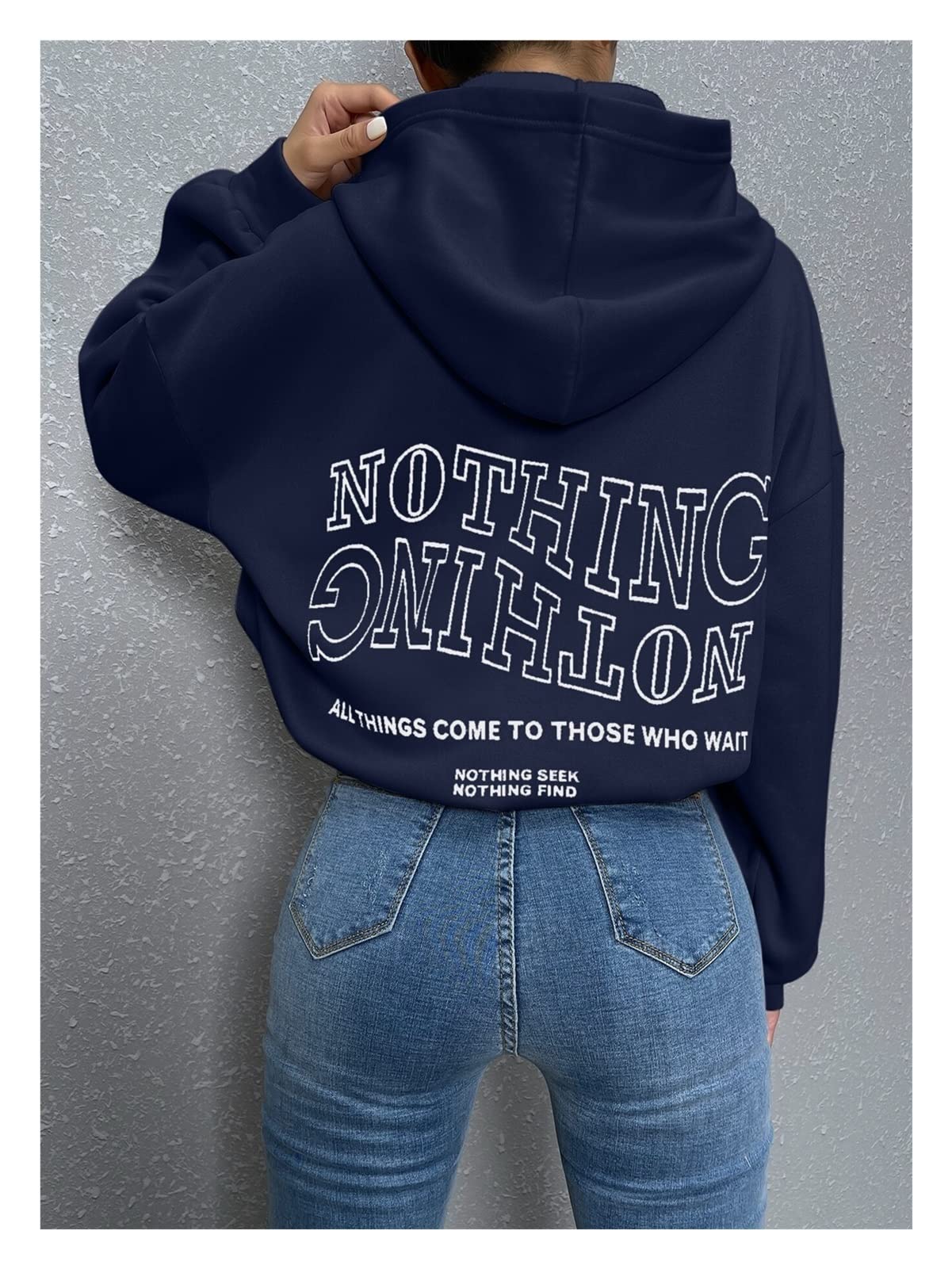 Sweat à capuche for femme manches longues pour affronter la fraîcheur avec style