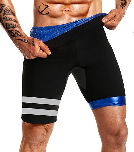 Miniatura 6 de Pantalones deportivos de sauna para hombre, pantalones de compresión, leggings atléticos, traje de sauna para entrenamiento
