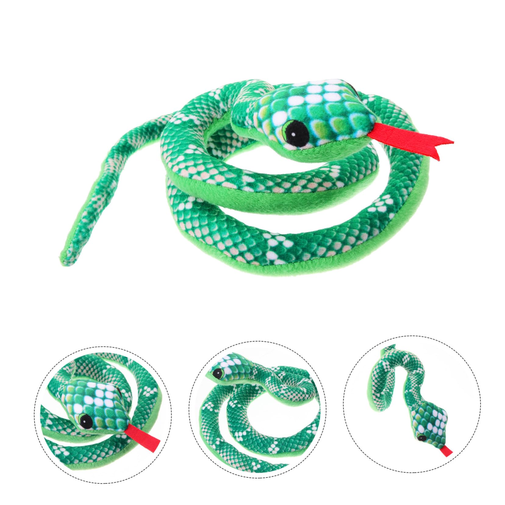 Toyvian Jouet pour Chat Serpent à l'herbe à Chat en Peluche Vert Clair | Jouets pour Chats Serpent, Petits Jouets pour Chats, Chaton Intérieur, pour Chats Intérieur, Fête Halloween