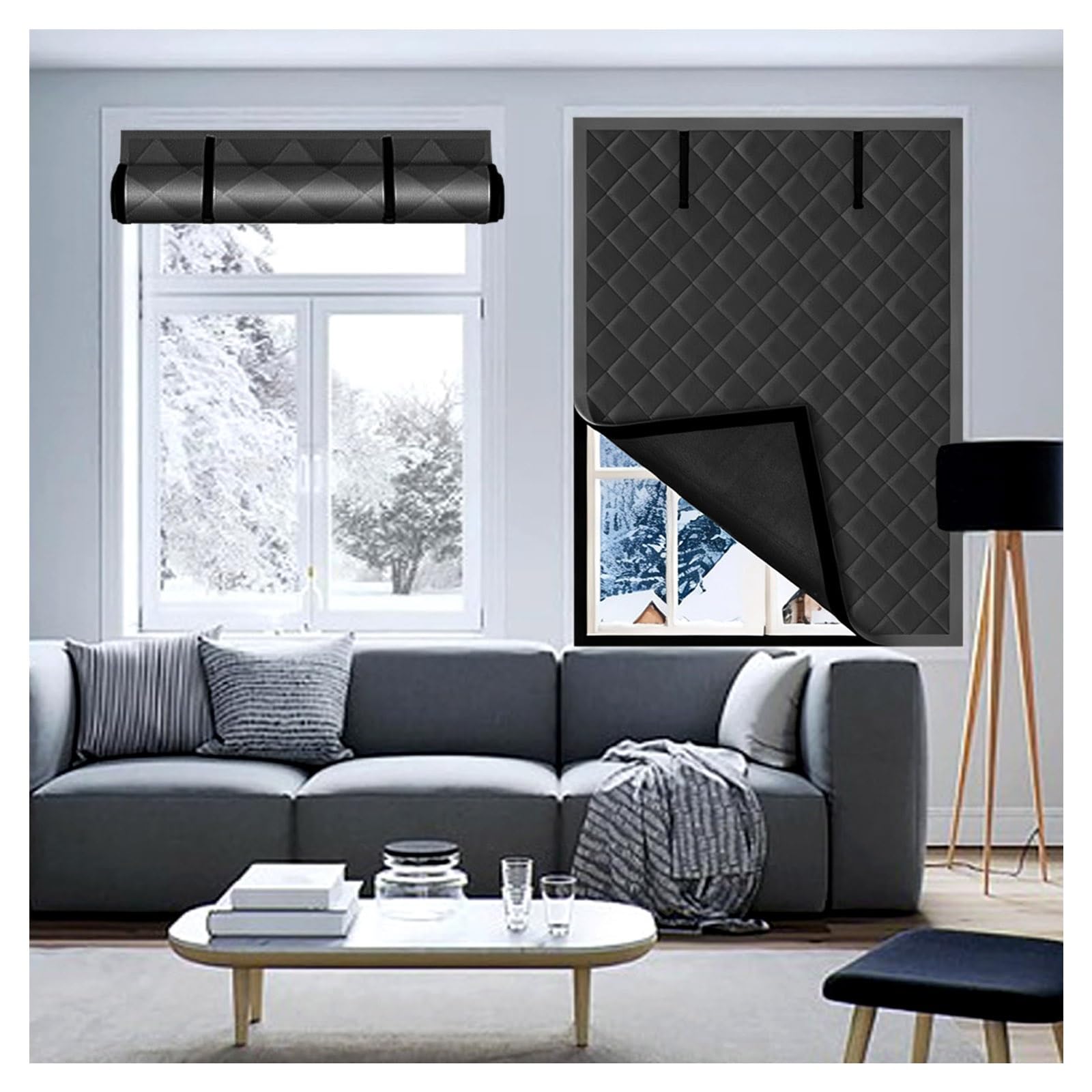 Couverture thermique de fenêtre pour grenier imperméable et épaisse