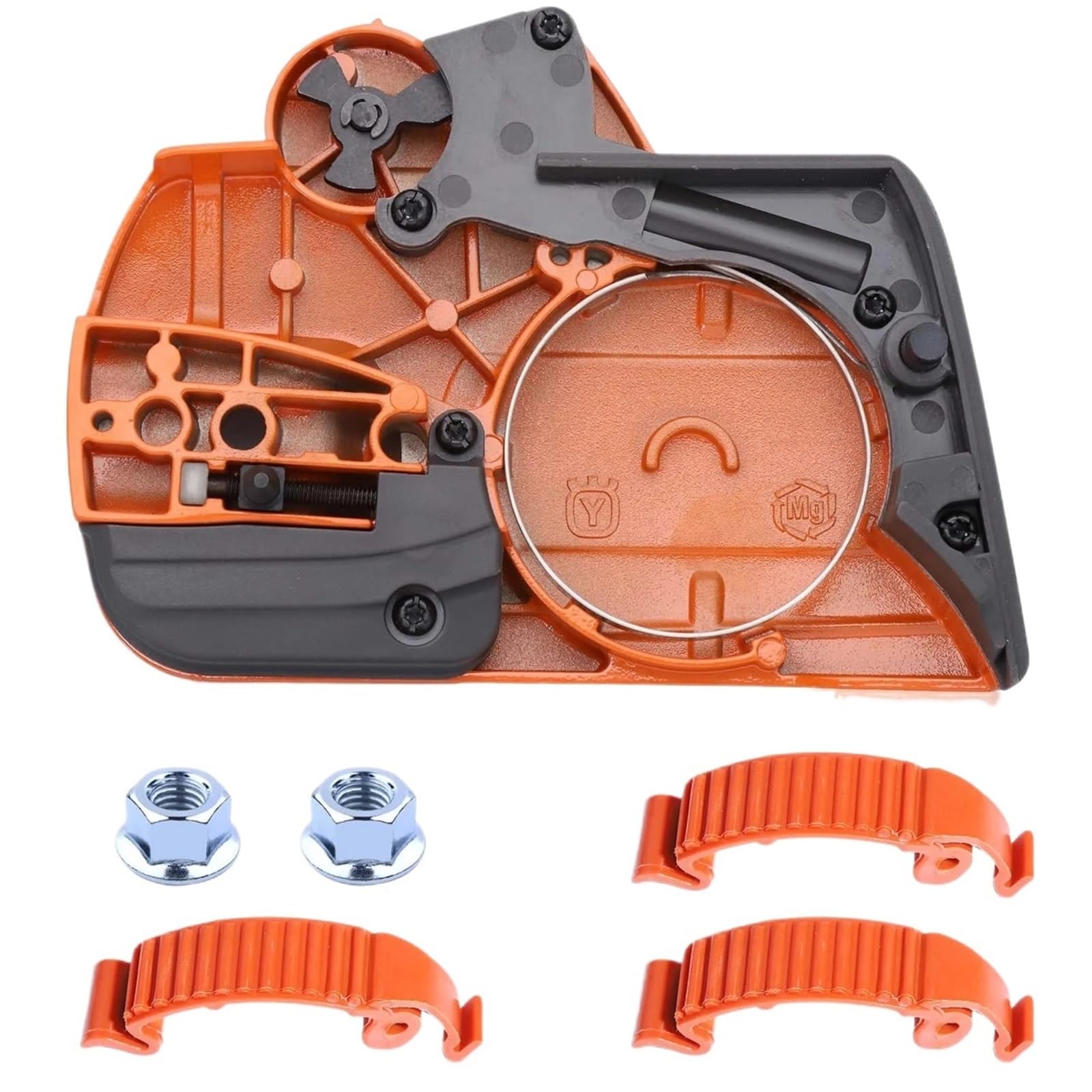 Cubierta de embrague lateral del conjunto de freno de cadena 440 for motosierra for Hus 440, for cubierta de embrague de motosierra for Hu-sky 440e II 501388203