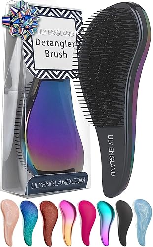 Cepillo desenredante para cabello grueso, rizado, liso y natural, cepillo desenredante suave para mujeres, niños y niños pequeños con cerdas