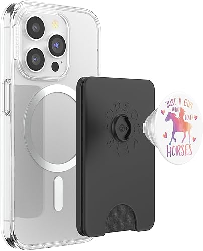 Miniatura 8 de Just a Girl Who Loves Horses Acuarela Caballo Western Rider PopSockets PopGrip agarre intercambiable para teléfonos y tabletas PopSockets MagSafe