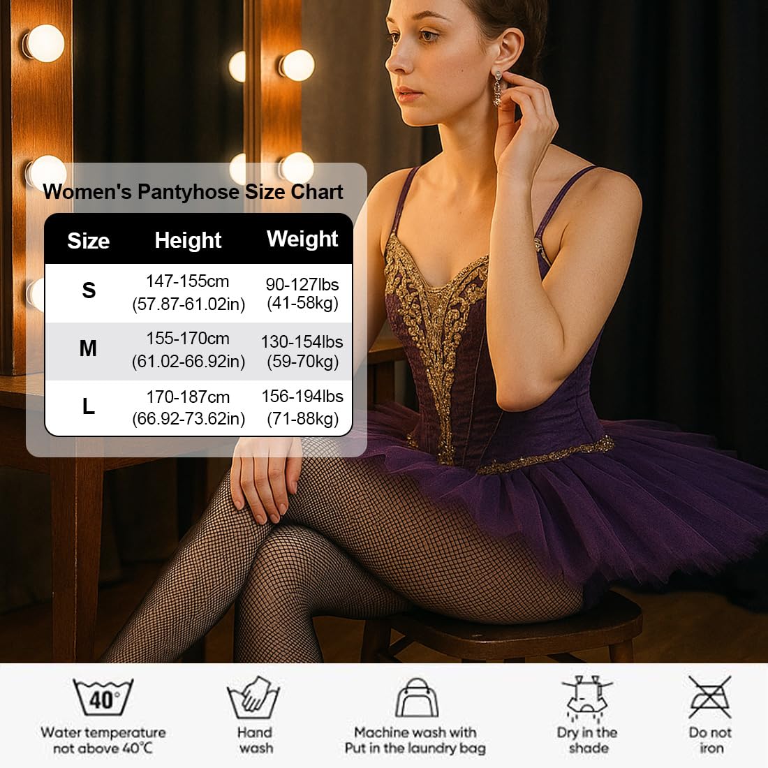 Collant Lucidi Scintillanti Rumpf Modello 122 | Color Toast, Per Danza E Balletto