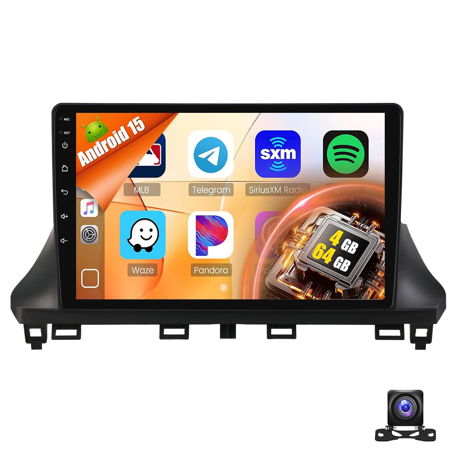 Android 15 Car Stereo Radio For F-iat Scudo/O-pel Vivaro/ Ci-troen Jumpy/Toyo-ta Proace/Peu-geot Traveller/Expert 2024-2026 10 Inch TouchScreen CarPlay Android Auto/GPS/BT/FM/EQ/SWC(Size:8Core 8+256G)