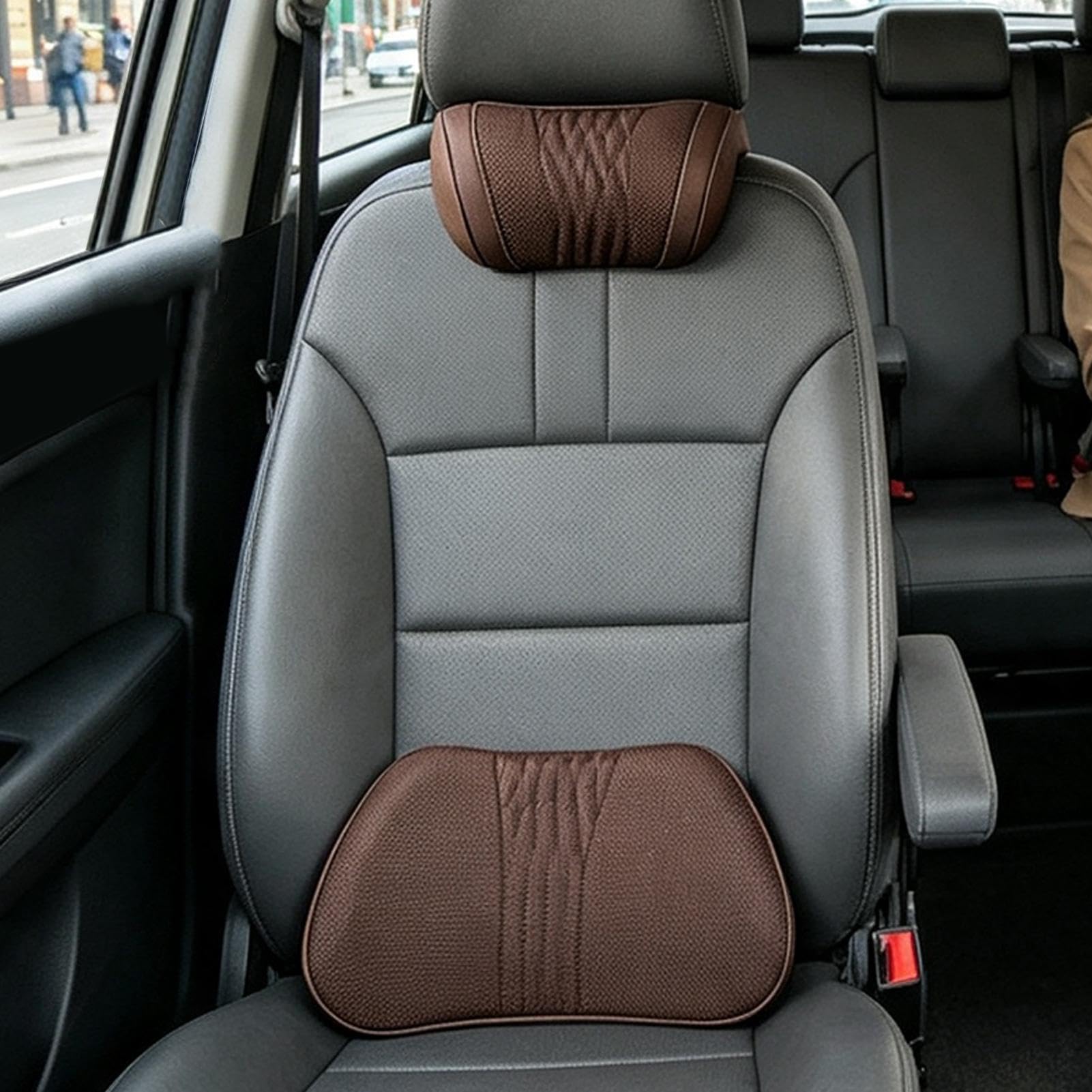 Cuscino Cervicale Per Sedile Auto Cuscino ergonomico universale in schiuma