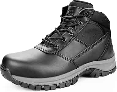 Amazon.com | OUXX Mens Work Boots, Side Zipper, Steel Toe Shoes