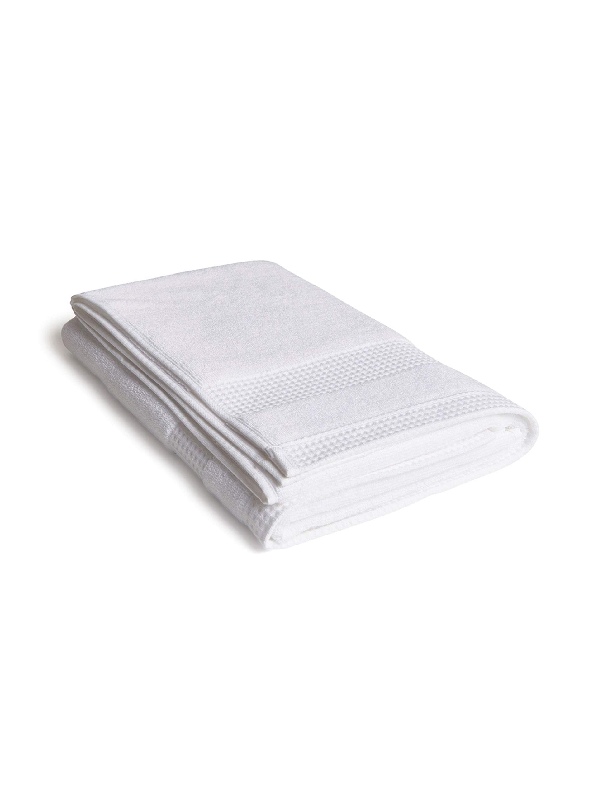 DDECOR Live beautiful, Pack of 1 Bath Towel Color : White,GSM : 500 1