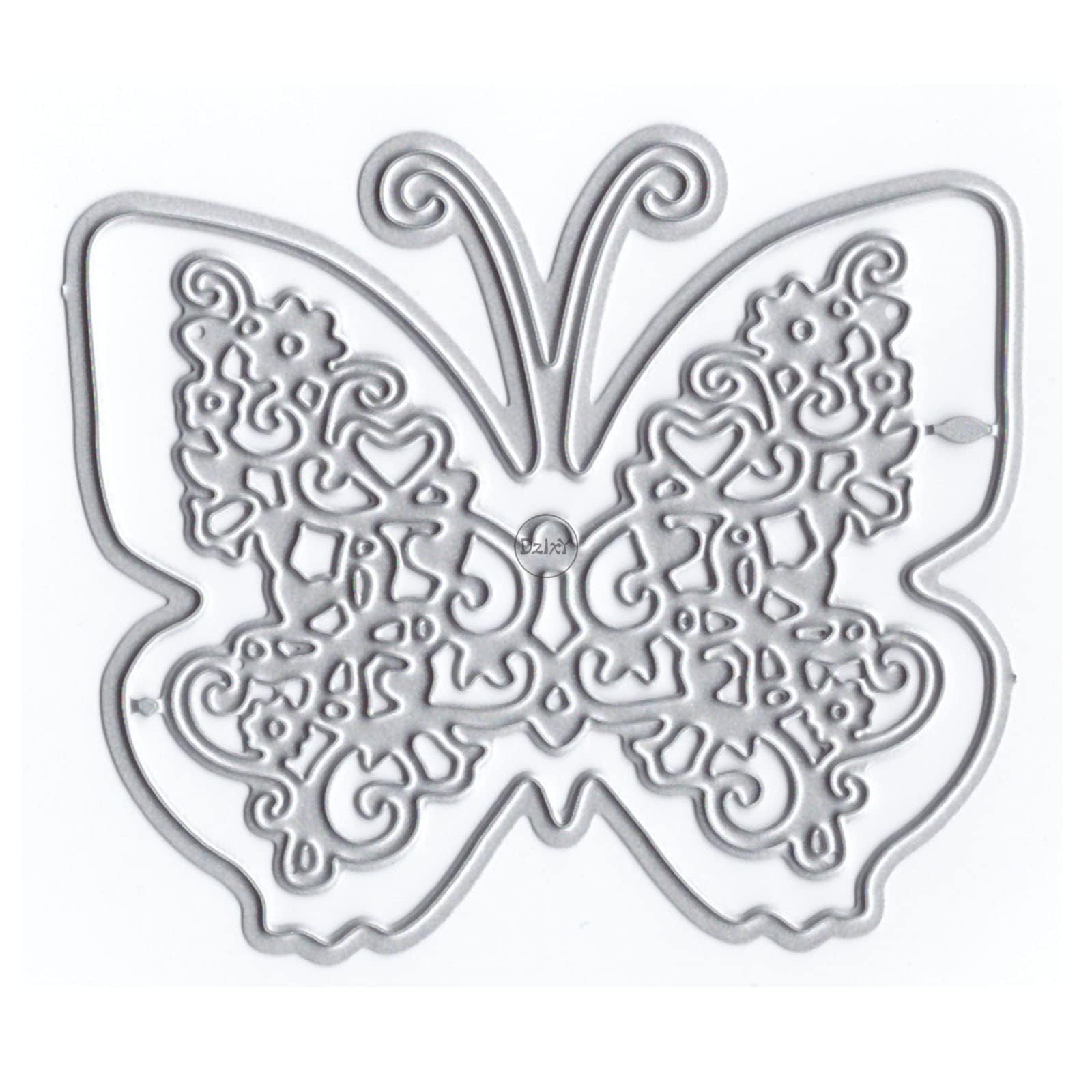 DzIxY pattern butterfly cutting dies metal for card making paper coating dies scrapbooking stencils storage pockets — image 1