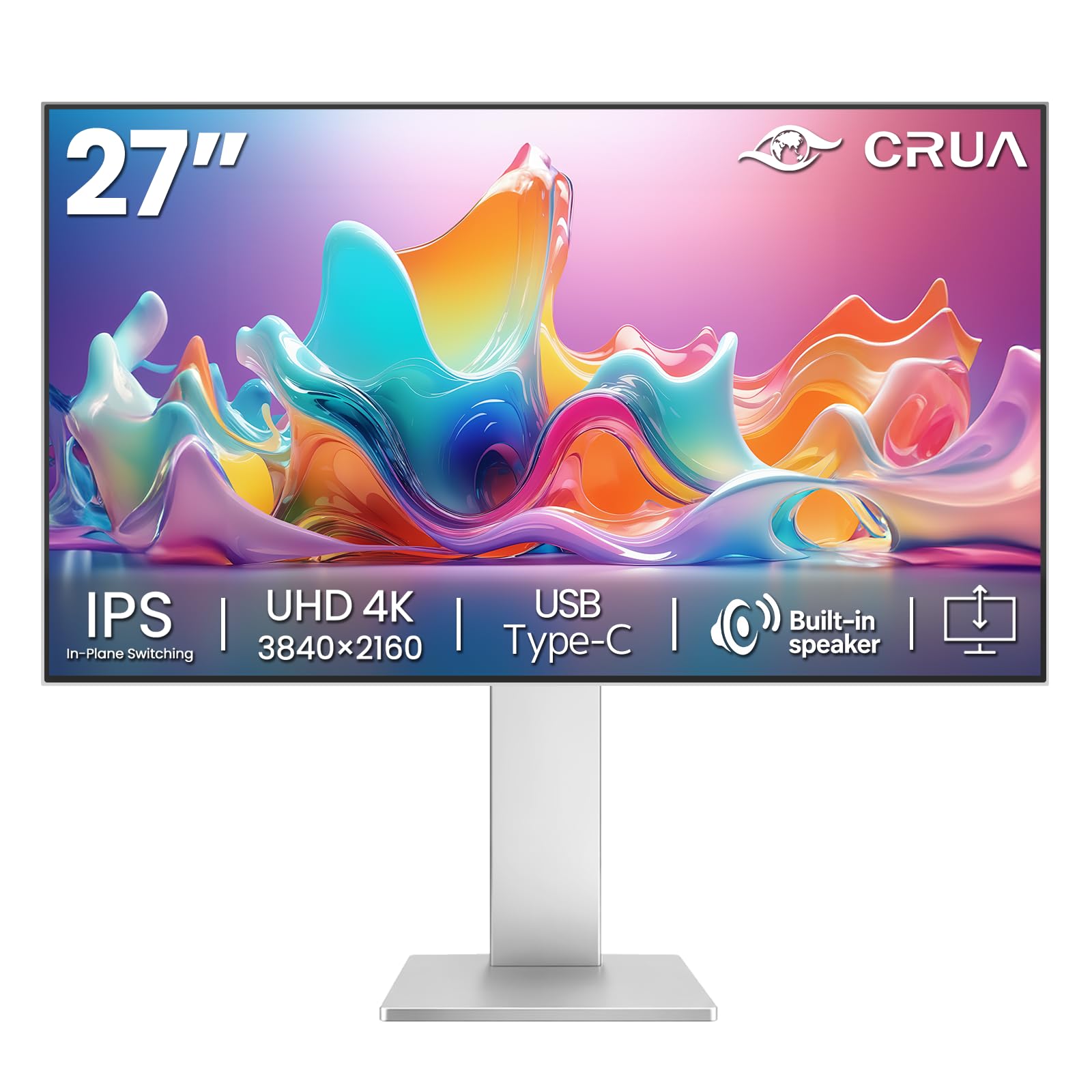 Amazon.co.jp: CRUA 27インチ 4Kモニター UHD 3840x2160P 60Hz IPS