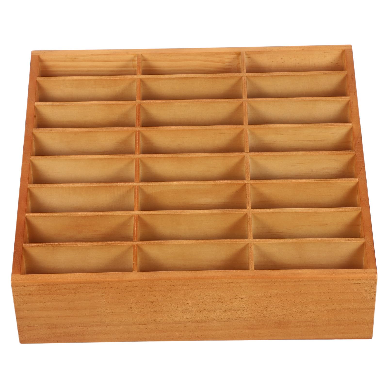 Beaupretty Boîte de Rangement à 24 Compartiments en Bois