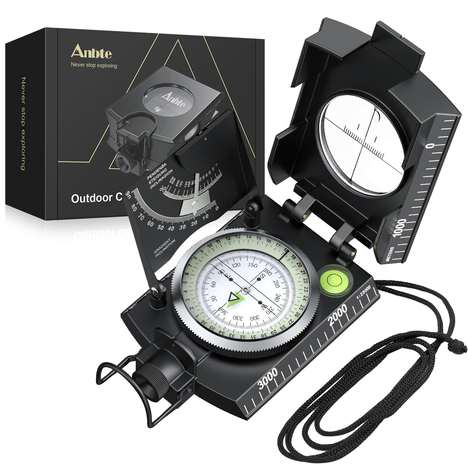 Anbte Compass Hiking Survival - electronics and gadgets | Mubboo