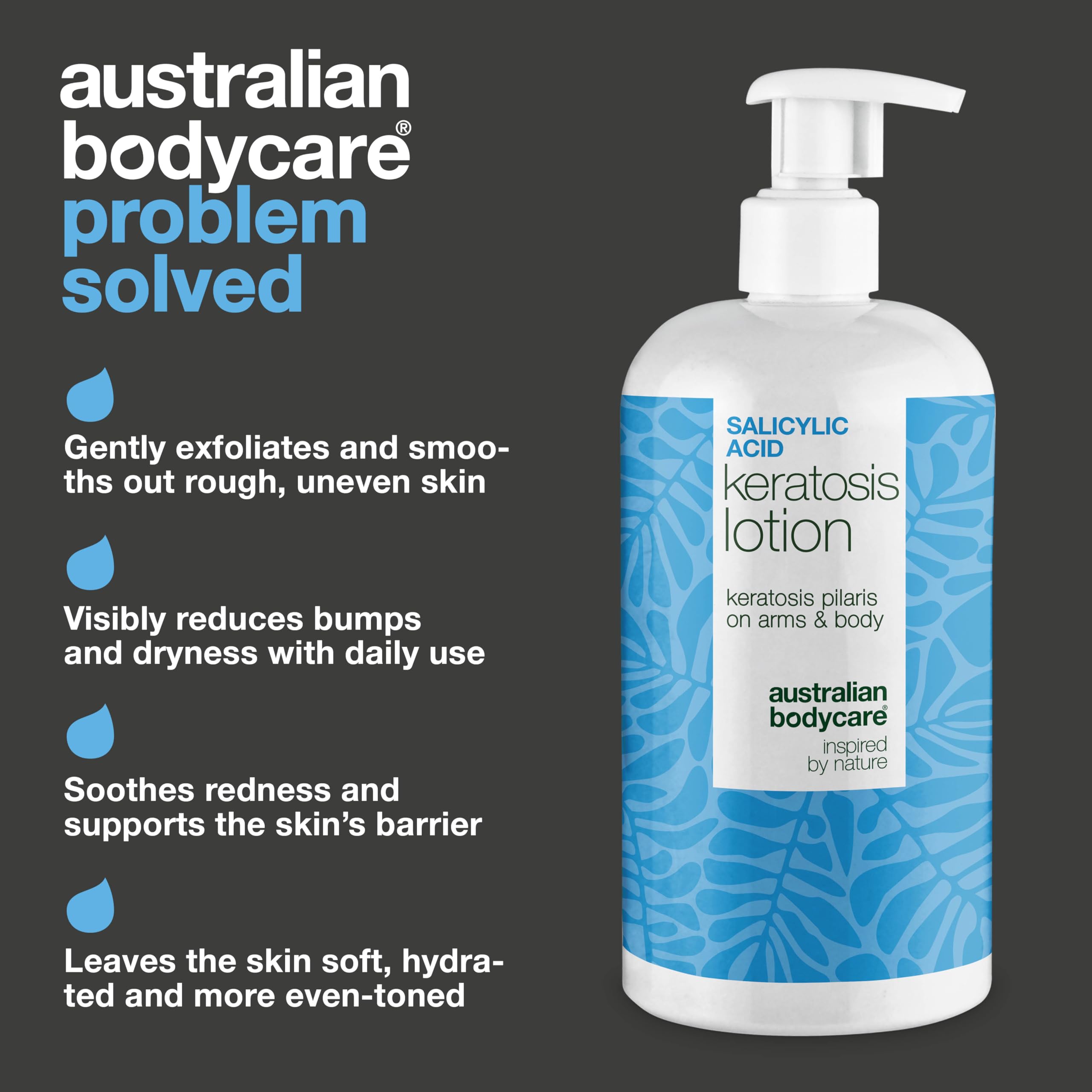 Keratosis Pilaris Body Lotion - Smooths Bumpy Skin, Chicken Skin & Strawberry Legs - Treatment with Salicylic Acid, Niacinamide & Zinc - Image 3