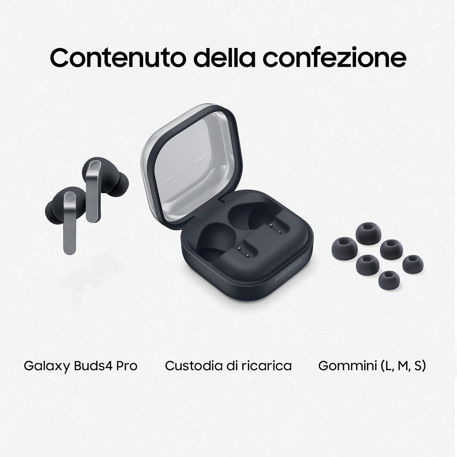 Galaxy Buds4 Pro Black - Cuffia gaming - Immagine 7