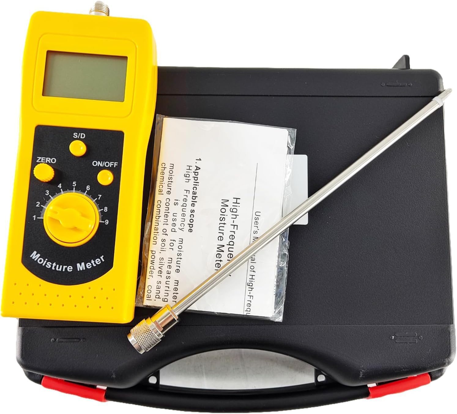 Coal Powder Moisture Meter Tester Analyzer Coal Slag Moisture Meter Chemical Powder Moisture Meter with Measuring Range 0 to 90.0%