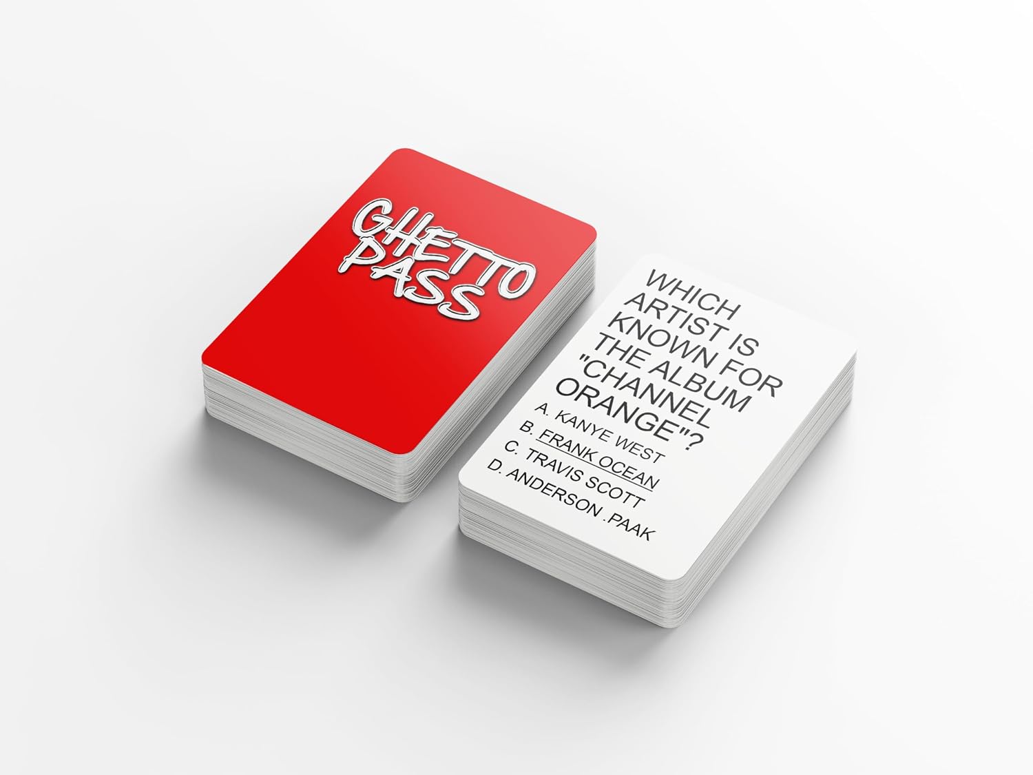 Ghetto Pass 2 Card Game – Trivia Game Celebrating Black Culture and History, Perfect for Family Nights and Fans of Black Excellence