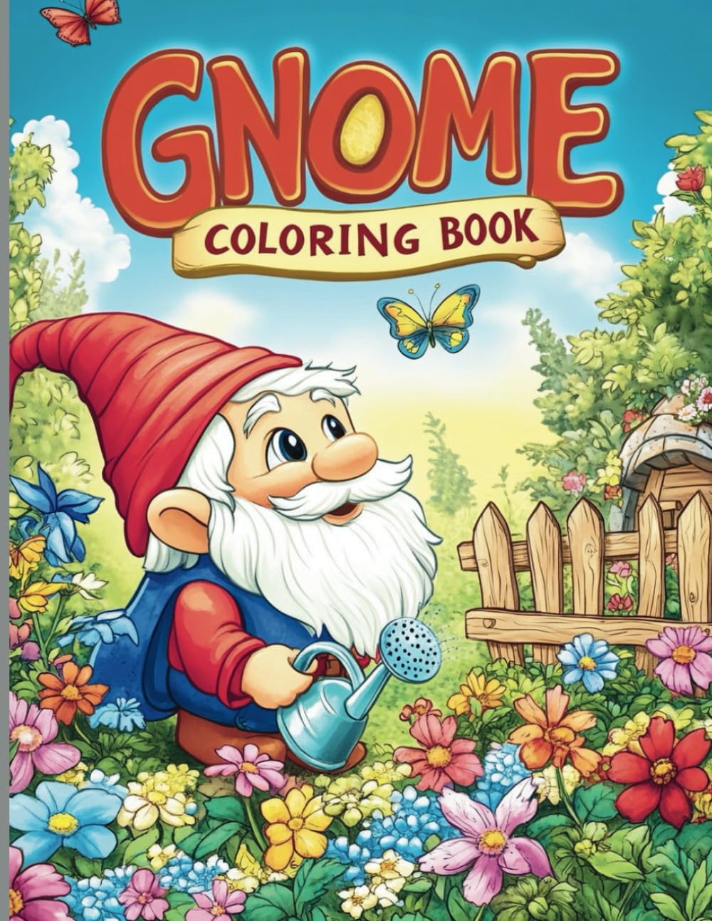 Gnome Coloring Book: A Playful and Relaxing Gnome Coloring Book