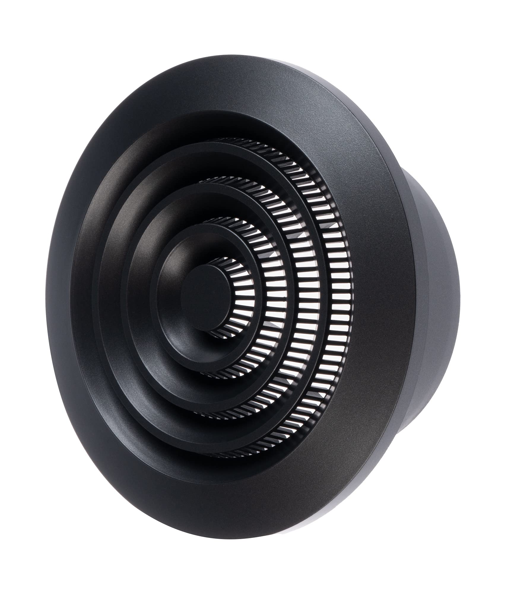 Steinberg14 Anthracite Ø 100mm / 4 inch Round Ventilation Grille with Insect Protection - Air Vent/Cover