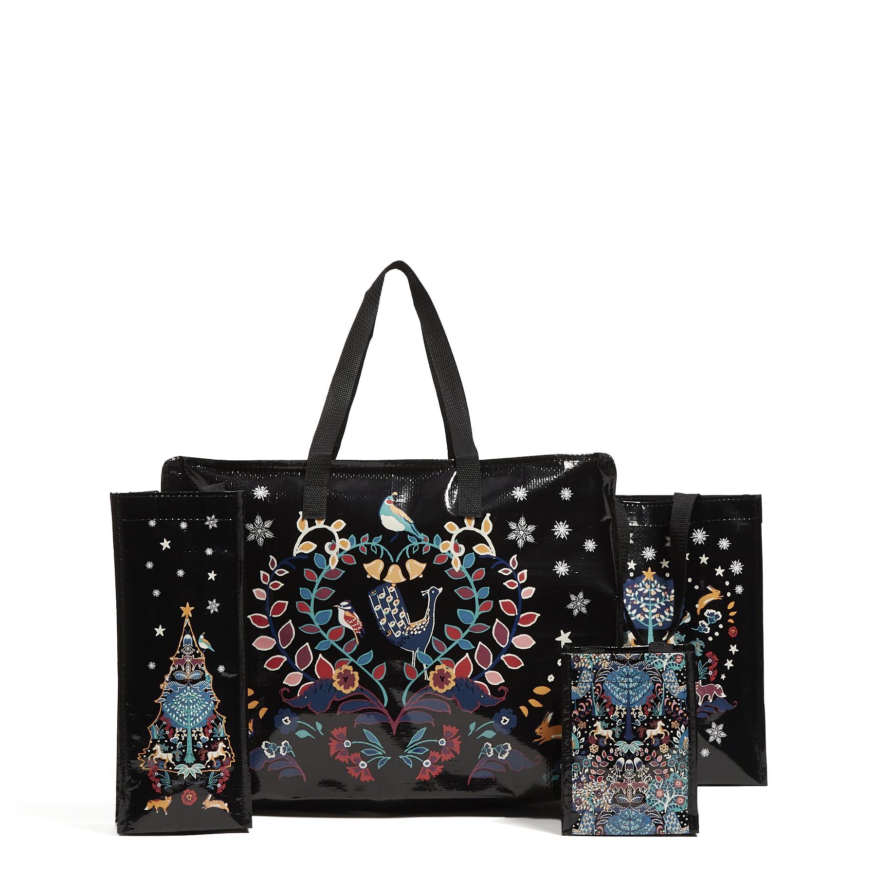 Vera Bradley 4 Piece Market Tote Bag Set, Enchantment