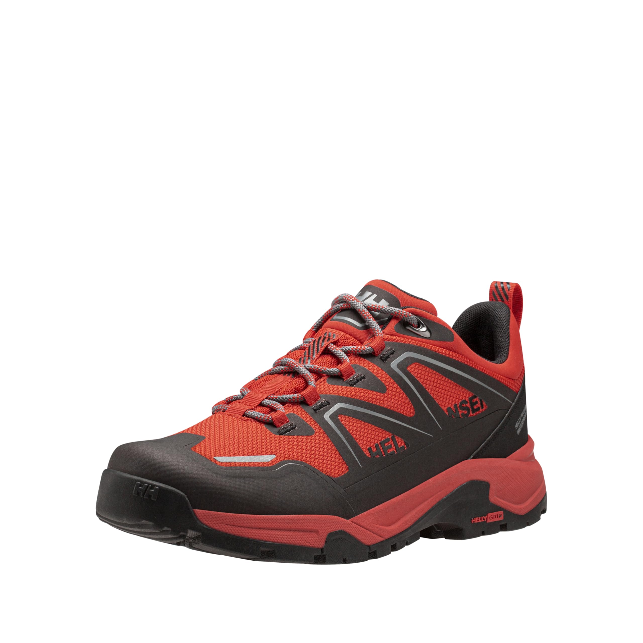 Helly-Hansen Cascade Low HT Men's Waterproof Hiking Boots - Durable Outdoor Footwear, Lightweight, Comfortable Trail Boot, 222 Red - 9.5