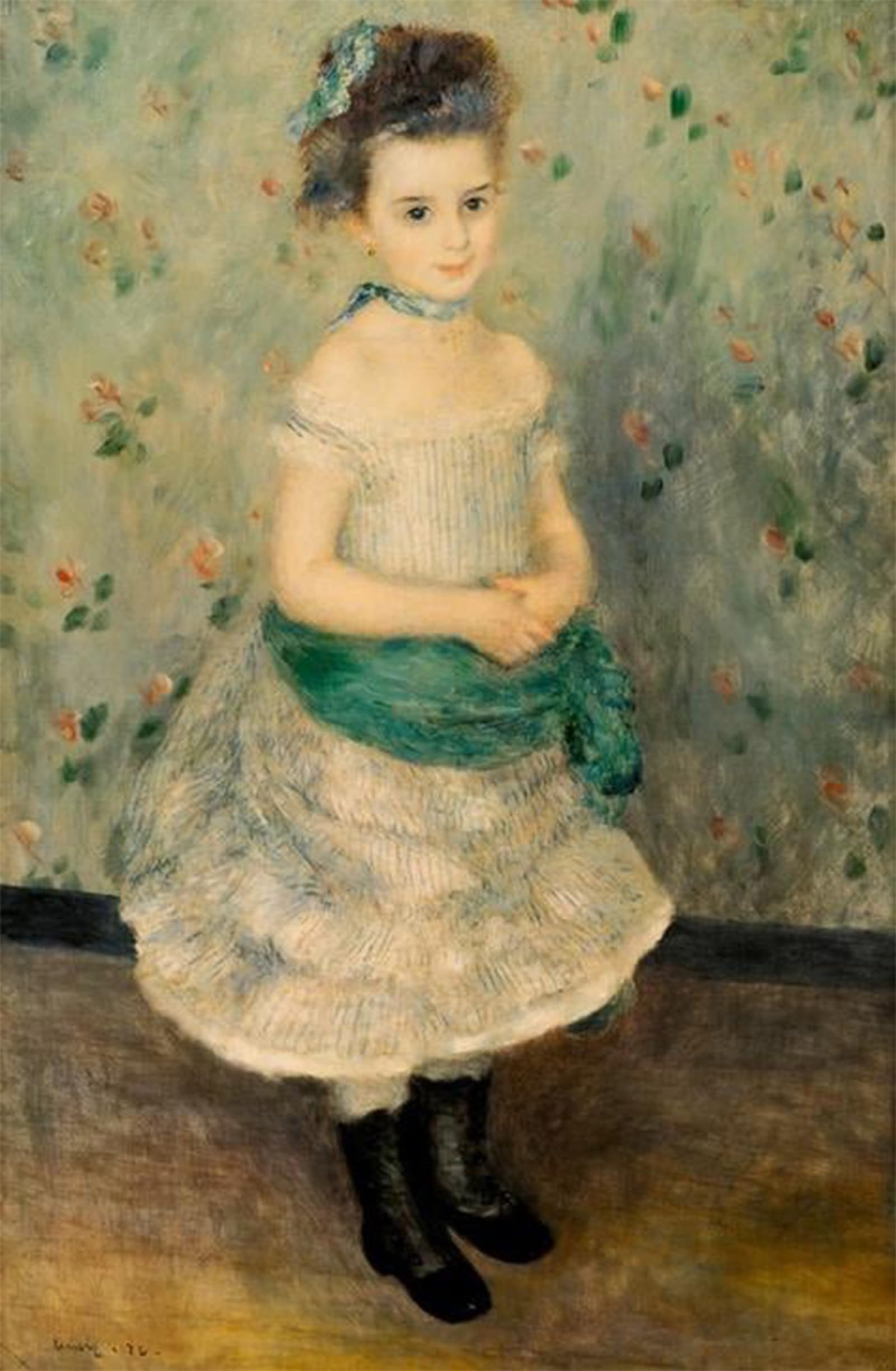 SERENDIPITP Vintage Wall Art Canvas Nordic Poster Canvas Print Picture Jeanne Durand Ruel by Pierre Auguste Renoir Wall Art Poster for Home Decor 60x90cm
