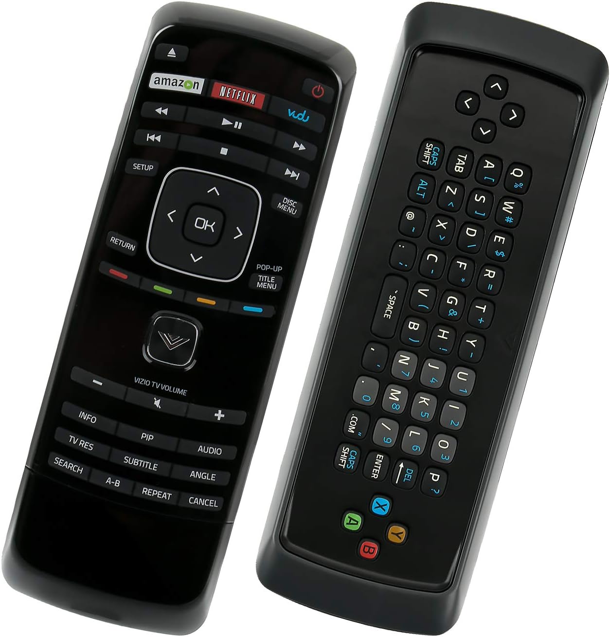 New XRB300 Dual Side Keyboard Remote Control fit for VIZIO 3D BLURAY