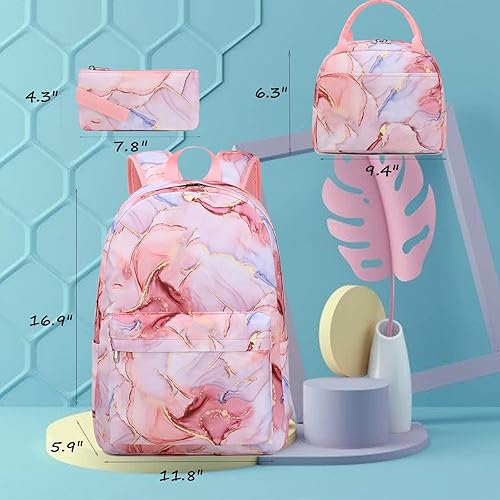 Miniatura 6 de Jumpopack Mochila escolar para niñas con lonchera - Bolsa de libros para niños y niñas adolescentes