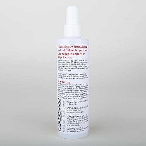 Miniatura 8 de Wondercide Rescue - Spray para la piel para mascotas - Cuidado de alergias, sarpullido, enrojecimiento y alivio de la picazón para perros y gatos