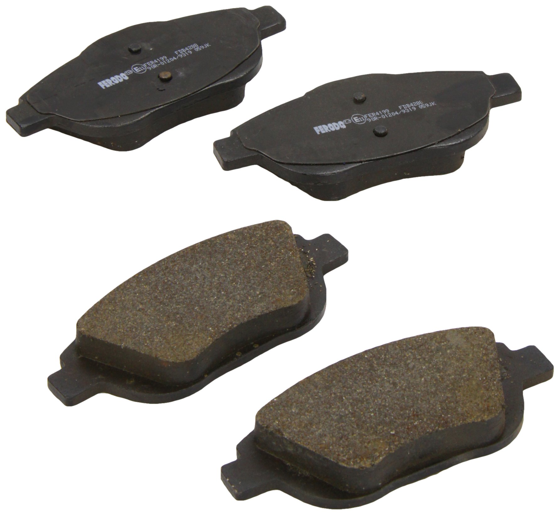 FERODO Brake pad set OPEL,PEUGEOT,CITROËN FDB4288 1607083180,1611140580,1611837880 1613192580,1617275680,1629038380,1647863580,425431,1607083180