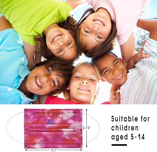 Miniatura 4 de Hyegiir 50 cubrebocas desechables de 3 capas, cubrebocas de seguridad envueltos individualmente, adecuados para el hogar, la escuela, la oficina y