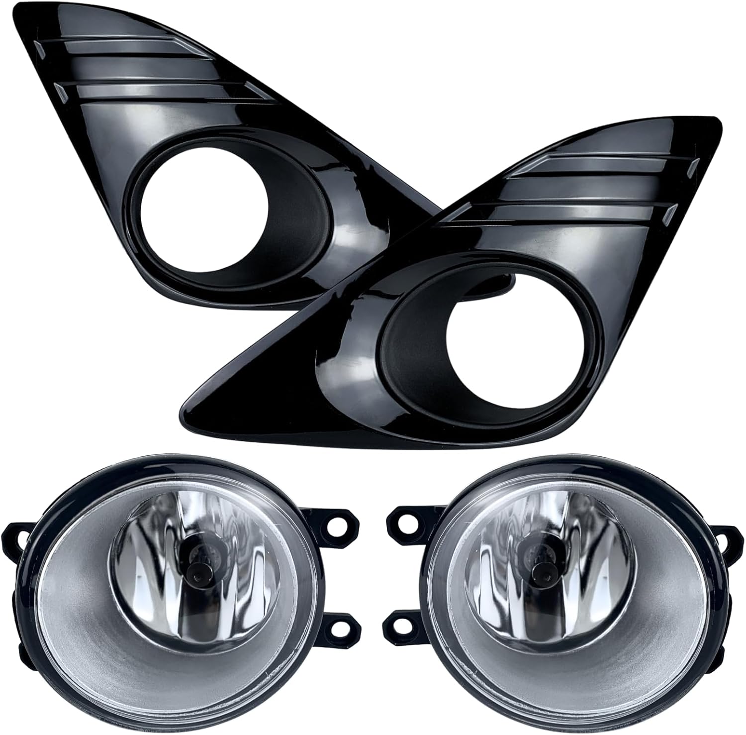 Fog Lights Compatible With 2012 2013 2014 Camry Front Bumper Lights Halogen Bulbs Left Driver and Right Passenger Side