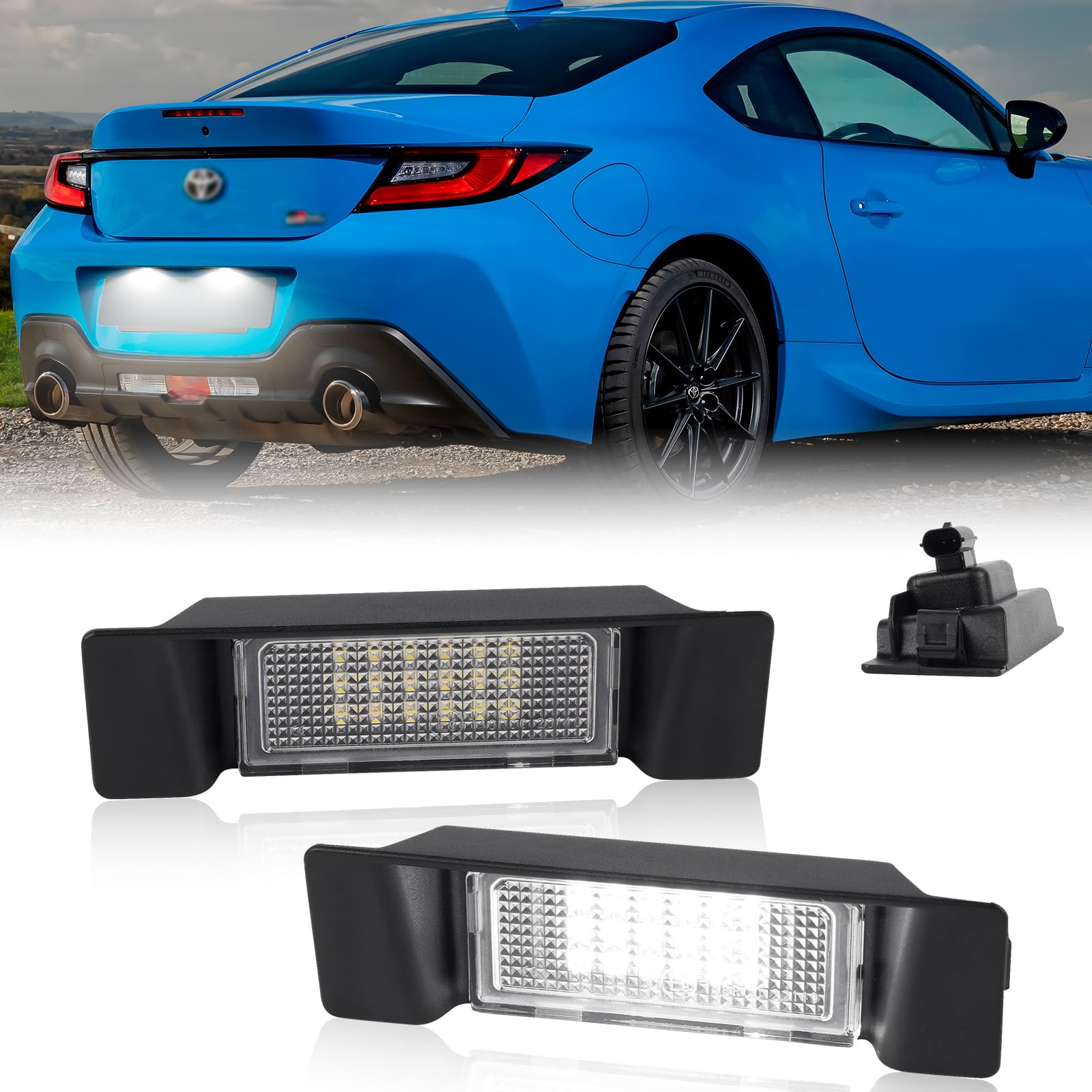 絶版 FAproject サイバーブレード シリアルナンバー16 発光色変更可能 Amazon | POPMOTORZ トヨタ GR86 ZN8 LED ライセンスランプ スバルZD8