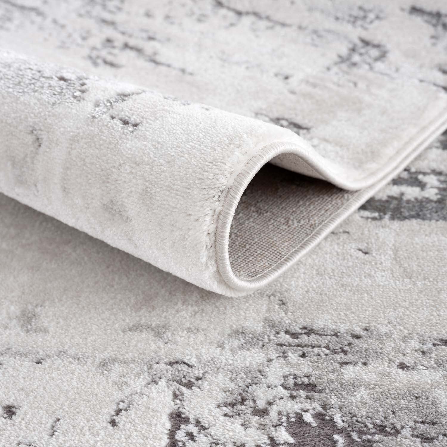 carpet city Tapijtloper voor woonkamer, laagpolig, 80 x 300 cm, grijs, gemêleerd vintage patroon, moderne vloerkleden, laagpolig, decoratie, slaapkamer