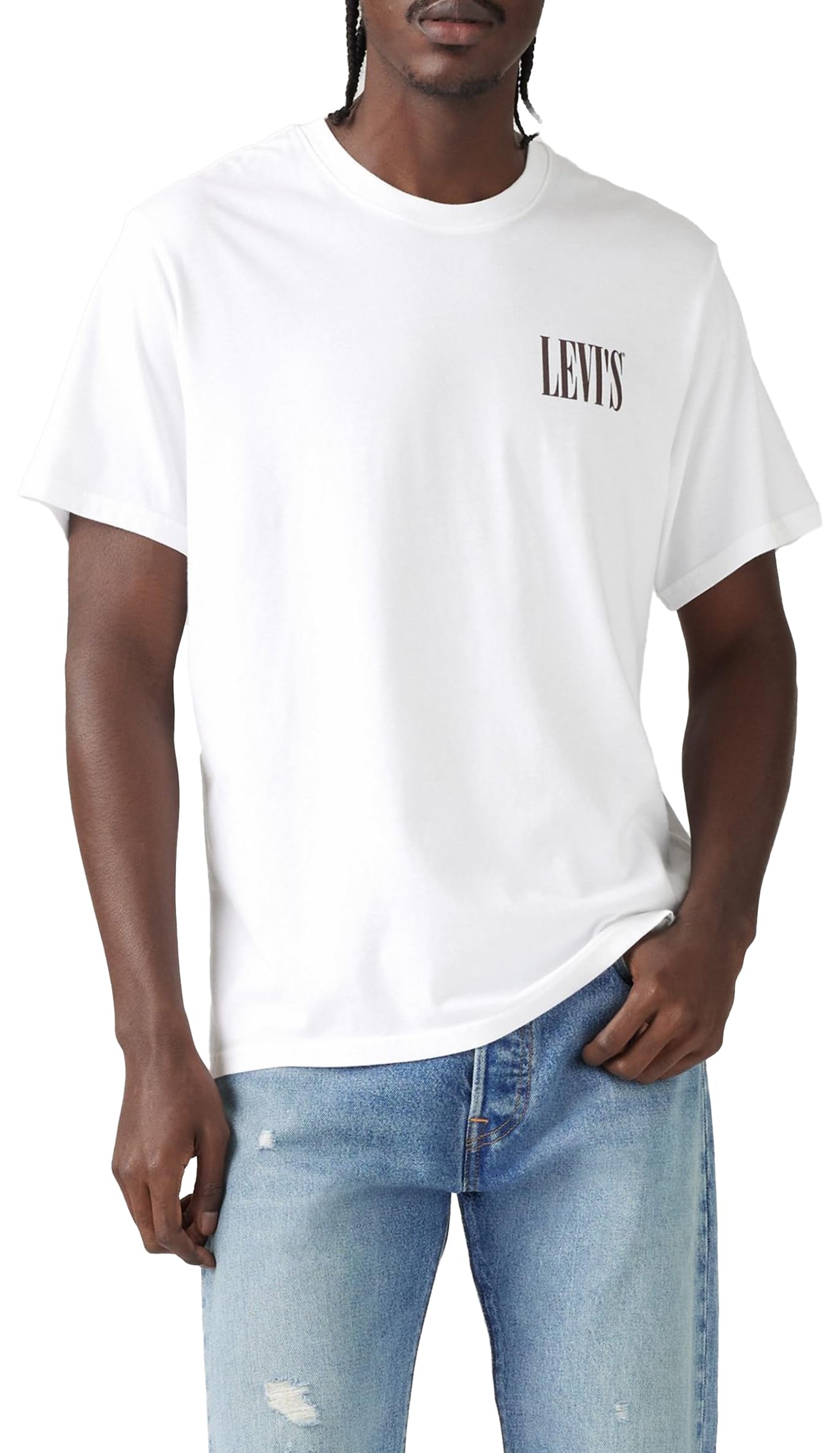 Levi's Ss Relaxed Fit Tee Ssnl Serif Logo Brigh, Ssnl Serif Logo Brig, XS